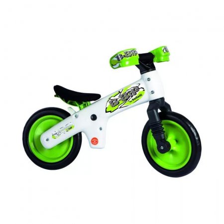 VELO DRAISIENNE B-BIP BLANC ET VERT 01BBIP0020V