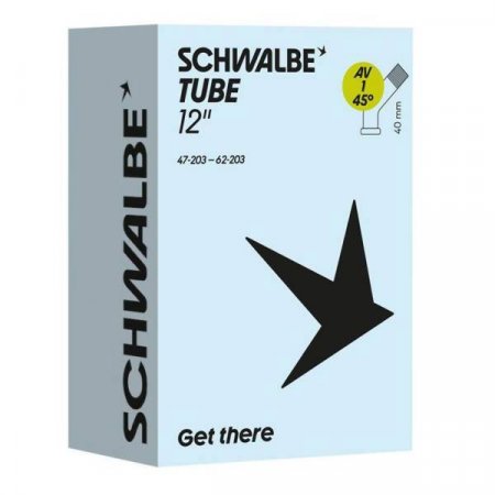 CHAMBRE. SCHWALBE AV1 45° 47/62-203 IB 40mm  12x1,75/2,00  VS COUDEE 10462020