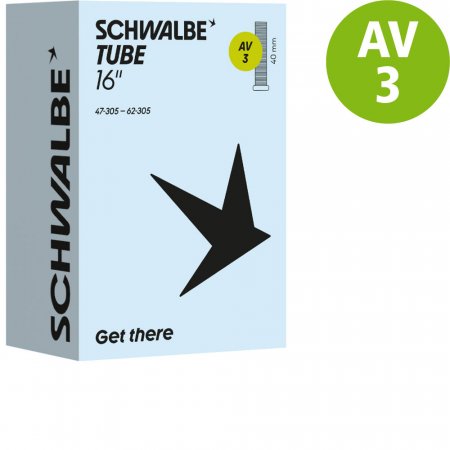 CHAMBRE. SCHWALBE AV3 47/62-305 IB AGV 40mm  16x1,75/2,40  VS 10462450