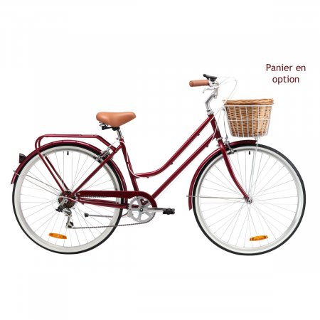 VELO URBAIN 28' REID LADIES CLASSIC LITE CHERRY RED L - 52CM 7 vitesses 1200025152