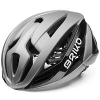 CASQUE QUASAR ARGENT NOIR  BRIKO L 58/63CM INMOLD 2002PF0AO0L