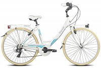 VELO URBAIN 26' D SILVERLIFE 6v Blanc H46 21T120