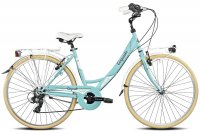 VELO URBAIN 26' D SILVERLIFE 6v ACQUAMARINA H46 21T120A