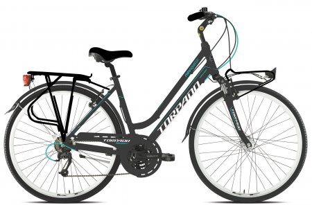 VELO URBAIN 28' D NAVIGATOR LUX- DONNA MOYEU DYNAMO ALIVIO EF-51 Black 24V 46  21T411N46