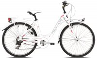 VELO URBAIN 28' D PARTNER BLANC 42 21V 21T436B