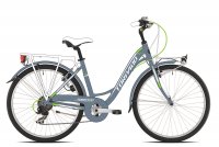 VELO URBAIN 28' D PARTNER GRIS 46 21V 21T436Z46