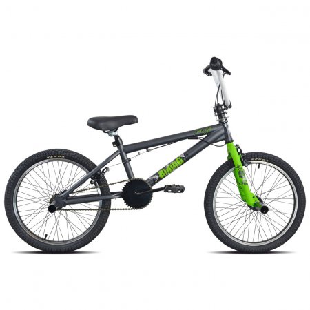 VELO ENFANT 20' BMX EXPLOSION FREESTYLE NOIR ET VERT 21T621
