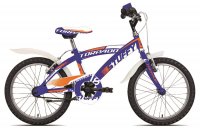 VELO ENFANT 18' STUFFY Bleu / Orange 21T660B