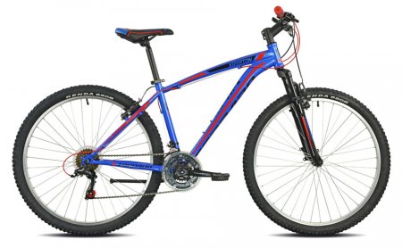 VELO VTT 27,5' KRYPTON 7x3 TY300 Bleu V-BRAKE 43 21T795B43