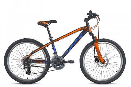 VELO ENFANT 24' JAGUARO ALTUS 21V ORANGE CADRE ALUMINIUM 22T605