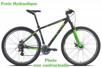 VELO VTT 29' ICARO HYDRAULIQUE NOIR / VERT ALIVIO 7x3 ALU 6061 45 22T72045