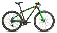 VELO VTT 29' ICARO MECANIQUE NOIR / VERT ALTUS 7x3 ALU 6061 50 22T73050