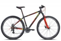 VELO VTT 29' ICARO MECANIQUE NOIR / ROUGE ALTUS 7x3 ALU 6061 40  22T730R