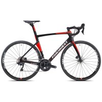 VELO FONDRIEST DARDO DISC ULTEGRA R8000 11S NOIR ET ROUGE XS ROUES FULCRUM 900 23FRUAN45