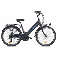 VELO ELECTRIQUE 26" TORPADO VENUS 7V MOTEUR ROUE AR BATTERIE 36V 13 Ah Noir  23T260