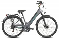 VELO ELECTRIQUE 28" TORPADO VENERE 7V INT BATTERIE 36V 13 Ah GRIS 23T268G