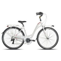 VELO URBAIN 28' D PARTNER BLANC 46 21V 23T436B46