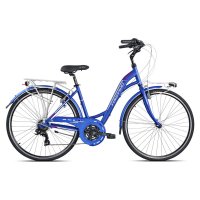 VELO URBAIN 28' D PARTNER BLEU 46 21V 23T436C