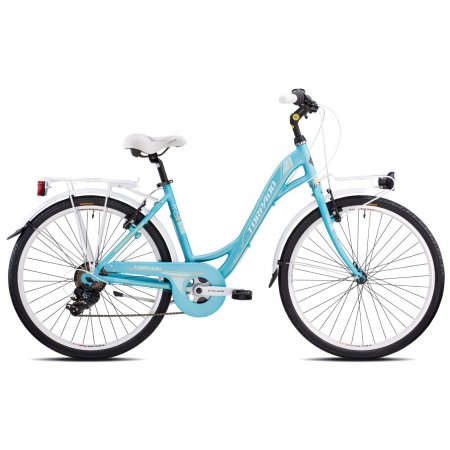 VELO URBAIN 26' D FREEDOM AZUR TY300 7V 23T461A