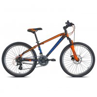 VELO ENFANT 24' JAGUARO ALTUS 21V ORANGE CADRE ALUMINIUM 23T605