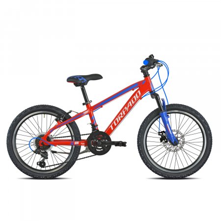 VELO ENFANT 20' TIGRE ROUGE / BLEU 23T625