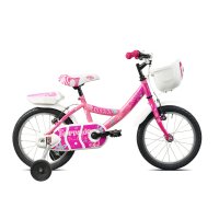 VELO ENFANT 16' TRILLY Rose / Blanc 1v 23T671