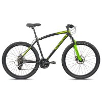 VELO VTT 27,5' HYDRA NOIR / VERT ALTUS 7x3 V-BRAKE AR DISQUE AV 38  23T790