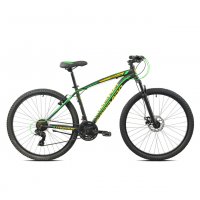 VELO VTT 27,5' KRYPTON 7x3 TY300 Noir / Vert V-BRAKE ARR DISQ MEC AV 43 23T79543