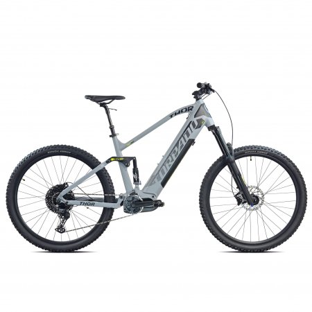 VELO ELECTRIQUE 29 TORPADO THOR GRIS E-MTB FULL SUSP ENDURO DEORE 12V MOTEUR OLI SPORT 36V 20AH   23T989