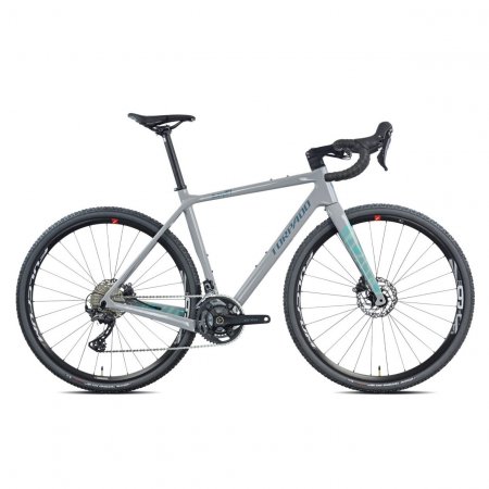 VELO GRAVEL ZENITH X IMPUDENT GRIS SHIMANO GRX 2X12 T59 24I3Y7N59