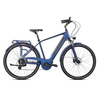 VELO ELECTRIQUE 28" TORPADO EROS 8V BLEU ET NOIR MOTEUR ANANDA BATTERIE INTEGREE 36V 12,8 Ah T54 24T225BN