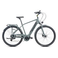 VELO ELECTRIQUE 28" TORPADO EROS 8V GRIS MOTEUR ANANDA BATTERIE INTEGREE 36V 12,8 Ah T50 24T225GN