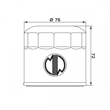 FILTRE HUILE DUCATI D6001 268153