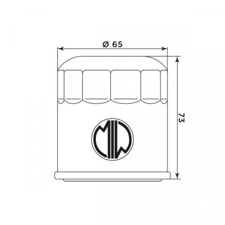 FILTRE HUILE HONDA H1013 EQUIVALENT HF303 268303