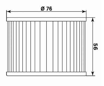 FILTRE HUILE MULTIMARQUES Remplace HF401 268401