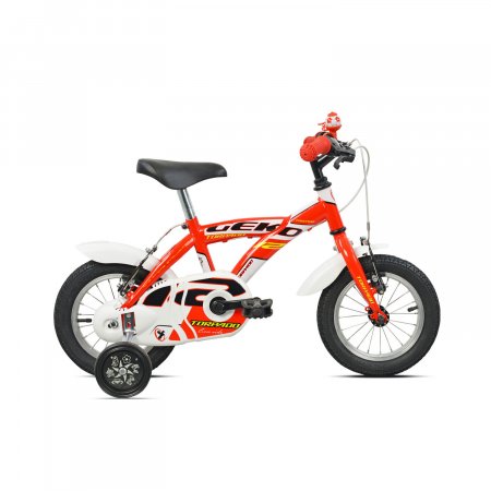 VELO ENFANT 12' GEKO ACIER ROUGE 26T690