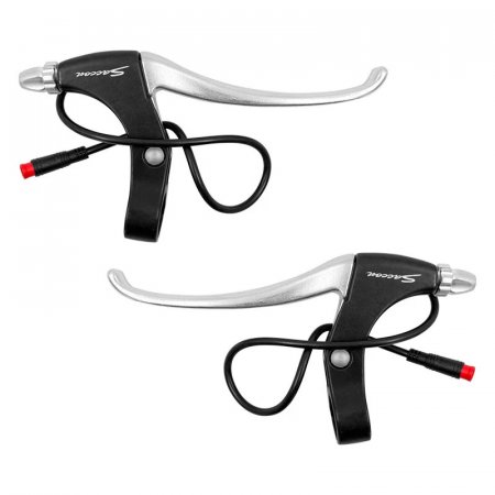 LEVIER FREIN COUPE CIRCUIT POUR VELO ELECTRIQUE EN ALU (PAIRE) 305340580