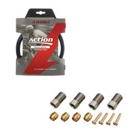 KIT TUBE + CONNECTEURS SHIMANO 5X2,3MM L 3M NYLON 305440545