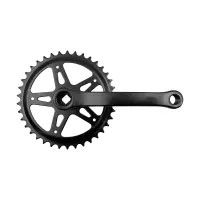 PEDALIER 38 DENTS MANIVELLE  PLATEAU 152 NOIR ET ARGENT 305850040