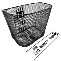 PANIER AVANT FIXE + SUPPORT JEUX DE DIRECTION  26,5X26,5X34 POUR VELO 26" et 700 307800190