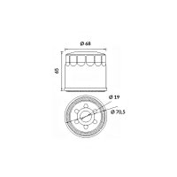 FILTRE HUILE APRILIA RSV4 R 1000cc/SUZUKI GSX-R 1000cc 403551020