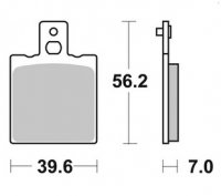 Plaquettes de frein moto SBS 519HF 519000