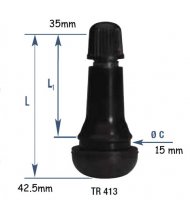 VALVE SCOOTER DRT STANDARD TR413 Tip Top 5631000