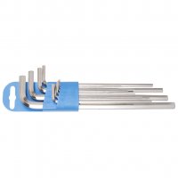 Jeu de clés 6 pans mâles longues sur support PVC 1.5-10 608533