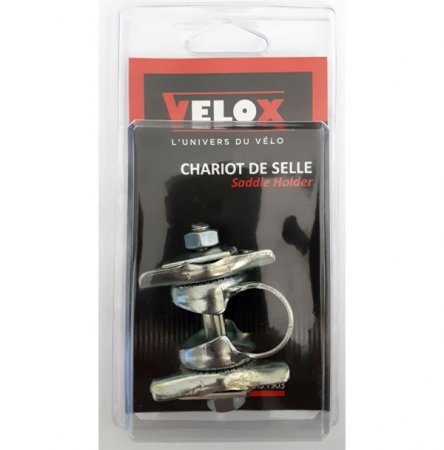 CHARIOT SELLE ACIER CHROME BLISTER 760B