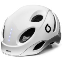 CASQUE E-ONE LED BLANC BRIKO L 59/63CM  8033038862441