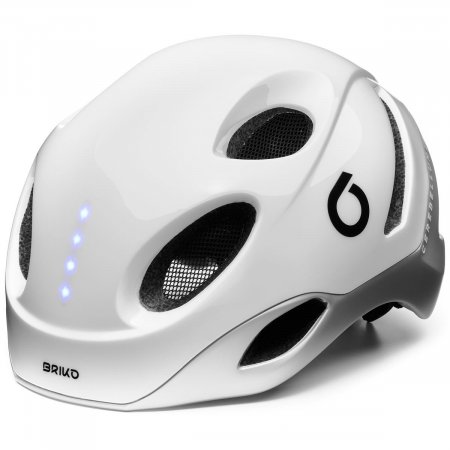 CASQUE E-ONE LED BLANC BRIKO M 53/58CM  8033038862465