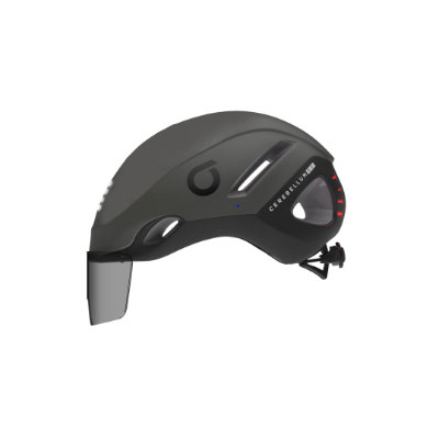 CASQUE URBAN E-ONE VISOR VERT KAKI BRIKO L 59/63CM  8058128913346