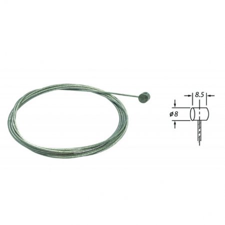 CABLE DE FREIN CLB/PEUGEOT UNIVERSEL DIAM 18/10 14 FILS LG 1,80M BTE25 806180B