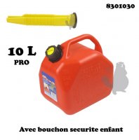 JERRICAN ESSENCE PLASTIQUE PRO 10 L 8301030